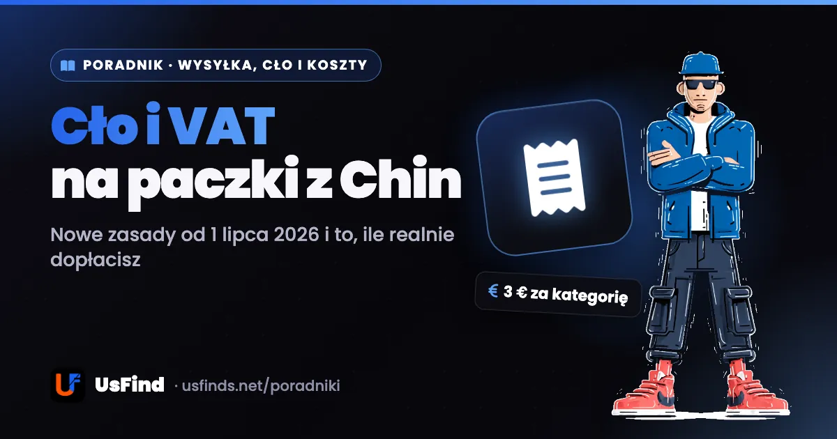Cło i VAT na paczki z Chin 2026 - zasady i cło w USfans